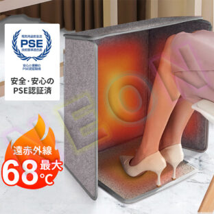 5面で温める「パネルヒーター」